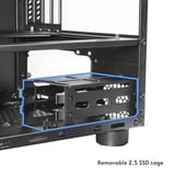 Chieftec CI-03B-OP cube behuizing Zwart | 2x USB-A | 1x USB-C