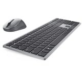 Dell Premier Multi-Device draadloos toetsenbord en draadloze muis - KM7321W desktopset Grijs, US lay-out (QWERTY), 100%, Bluetooth 5.0, DPI:1000 - 4000