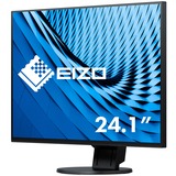 EIZO Flexscan EV2456-BK Refurbished 24.1" monitor Zwart, 1x HDMI, 1x DisplayPort, VGA, USB-A, USB-B