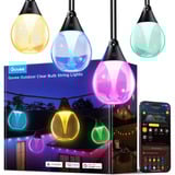 Govee Lichtslinger met helder lampen voor buiten 1-Pack (15 LED | 15m) verlichting Zwart