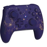 HORI Wireless HORIPAD Turbo - Umbreon and Espeon gamepad Donkerpaars/goud, Nintendo Switch 2, Nintendo Switch, Nintendo Switch – OLED-Model, Nintendo Switch Lite, Bluetooth 5.0