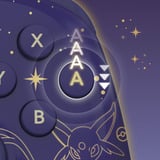 HORI Wireless HORIPAD Turbo - Umbreon and Espeon gamepad Donkerpaars/goud, Nintendo Switch 2, Nintendo Switch, Nintendo Switch – OLED-Model, Nintendo Switch Lite, Bluetooth 5.0