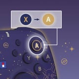HORI Wireless HORIPAD Turbo - Umbreon and Espeon gamepad Donkerpaars/goud, Nintendo Switch 2, Nintendo Switch, Nintendo Switch – OLED-Model, Nintendo Switch Lite, Bluetooth 5.0