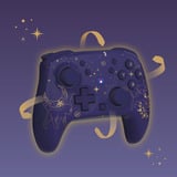 HORI Wireless HORIPAD Turbo - Umbreon and Espeon gamepad Donkerpaars/goud, Nintendo Switch 2, Nintendo Switch, Nintendo Switch – OLED-Model, Nintendo Switch Lite, Bluetooth 5.0