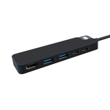 Hyper HyperDrive Flex 5 Port USB-C Hub usb-hub Zwart