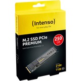 Intenso Premium 250 GB SSD PCIe 3.0 x4, NVMe 1.3, M.2 2280