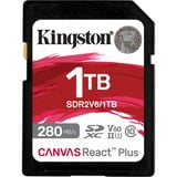 Kingston Canvas React Plus 1 TB geheugenkaart UHS-II U3, Class 10, V60