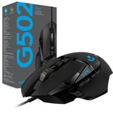 Logitech G502 HERO High Performance Gaming Mouse Zwart, 100 - 25.600 dpi, RGB leds