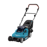 Makita LXT 2x18 V accu Grasmaaier 38 cm Blauw/zwart, 2x 4 Ah accu en duo snellader inbegrepen