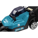Makita LXT 2x18 V accu Grasmaaier 38 cm Blauw/zwart, 2x 4 Ah accu en duo snellader inbegrepen
