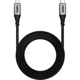Sitecom USB-C naar USB-C 240 Watt Power kabel Zwart, 1 meter