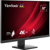 ViewSonic VG3208-4K 32" monitor Zwart, 2x HDMI | 1x DisplayPort | HDR10