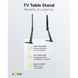 goobay TV Table Stand 32 - 70 inch (81 - 178 cm), max. 50 kg standaard Zwart
