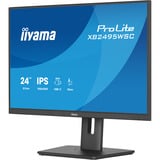 iiyama ProLite XB2495WSC-B1 24" monitor Zwart (mat), HDMI, USB-C, Audio, 100 Hz