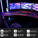 Arozzi Arena Angelo - Crawling Chaos gaming desk Roze