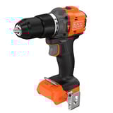 BLACK+DECKER 18V Brushless accuschroefklopboormachine klopboorschroevendraaier Zwart/oranje, Accu en oplader niet inbegrepen