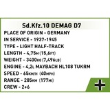 COBI Historical Collection - Sd.Kfz 10 Demag D7 Constructiespeelgoed Schaal 1:35