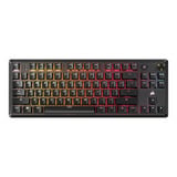 Corsair K70 CORE TKL RGB mechanisch gaming toetsenbord Zwart, US lay-out (QWERTY), Corsair MLX Red v2, 80% (TKL)	, RGB, ABS Double shot, Hot-swap