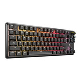Corsair K70 CORE TKL RGB mechanisch gaming toetsenbord Zwart, US lay-out (QWERTY), Corsair MLX Red v2, 80% (TKL)	, RGB, ABS Double shot, Hot-swap