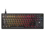 Corsair K70 CORE TKL RGB mechanisch gaming toetsenbord Zwart, US lay-out (QWERTY), Corsair MLX Red v2, 80% (TKL)	, RGB, ABS Double shot, Hot-swap