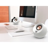 Creative Pebble V3 pc-luidspreker Wit, Bluetooth, USB-C, AUX