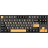 HelloGanss HS87T GG01 RGB mechanisch toetsenbord Wit, US lay-out (QWERTY), Gateron Yellow, 80% (TKL)	, RGB leds, PBT Doubleshot keycaps, hot swap, 2,4 GHz | Bluetooth | USB-C