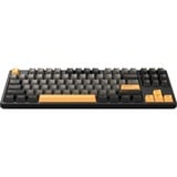HelloGanss HS87T GG01 RGB mechanisch toetsenbord Wit, US lay-out (QWERTY), Gateron Yellow, 80% (TKL)	, RGB leds, PBT Doubleshot keycaps, hot swap, 2,4 GHz | Bluetooth | USB-C