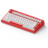 Iqunix OG80 Joy Vendor Wireless Mechanical Keyboard Rood, US lay-out (QWERTY), IQUNIX Moonstone, 80% (TKL)	, RGB leds, Hot-swappable, PBT, 2.4GHz | Bluetooth 5.1 | USB-C