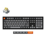 Keychron K10 Max-H14 RGB mechanisch toetsenbord Zwart, US lay-out (QWERTY), Keychron Apex Banana, 100%, RGB leds, OSA Double-shot PBT, hot swap, USB-C | 2.4 GHz | Bluetooth 5.1
