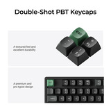 Keychron K8 Ultra 8K Wireless Custom Mechanical Keyboard Zwart, US lay-out (QWERTY), Keychron Apex Banana, 80% (TKL), RGB leds, OSA Double-shot PBT, USB-C | 2.4 GHz | Bluetooth 5.2