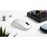 Keychron M3 Mini Wireless 4K-Version gaming muis Wit, 100 - 26000 DPI, USB-C / Bluetooth 5.1 / 2.4 GHz