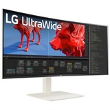 LG UltraWide 38WR85QC-W 38" Curved monitor Wit, 2x HDMI, 1x DisplayPort, USB-A, USB-C, 144Hz, RJ45