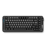 MCHOSE X75 Black Hyacinth Wireless Gasket Mount Mechanical, toetsenbord Zwart/grijs, US lay-out, KTT Hyacinth, 75%, RGB, Hot swap, Double-Shot PBT, draadloos / Bluetooth / USB-C