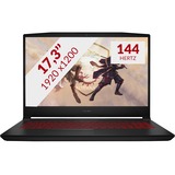 MSI GF76 Katana 11UC-435NL 17.3" gaming laptop Zwart | i7-11800H | RTX 3050 | 16 GB | 1 TB SSD