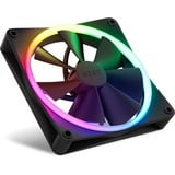 NZXT F140 RGB DUO case fan Zwart, 2 stuks, Incl. RGB controller