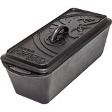 Petromax Gietijzeren Broodpan met deksel k4 kookpan Zwart, Loaf Pan | 2,4 liter