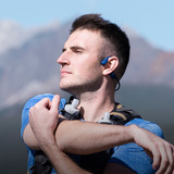 Shokz OpenRun bone conduction hoofdtelefoon Blauw