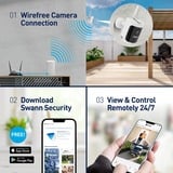 Swann Extra 4K Wireless Camera voor AllSecure4K Kits Wit/zwart