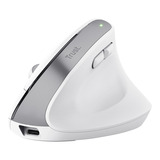 Trust Bayo+ - Ergonomische Muis Verticaal Draadloos  Wit, 800-2400 Dpi, 2,4GHz, 2x Bluetooth