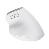 Trust Bayo+ - Ergonomische Muis Verticaal Draadloos  Wit, 800-2400 Dpi, 2,4GHz, 2x Bluetooth