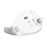 Trust Bayo+ - Ergonomische Muis Verticaal Draadloos  Wit, 800-2400 Dpi, 2,4GHz, 2x Bluetooth