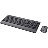 Trust Trezo Comfort draadloze toetsenbord- en muisset desktopset Zwart, US lay-out (QWERTY), 100%