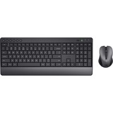 Trust Trezo Comfort draadloze toetsenbord- en muisset desktopset Zwart, US lay-out (QWERTY), 100%