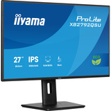 iiyama ProLite XB2792QSU-B1 27" monitor Zwart, HDMI, DisplayPort, 2x USB-A, USB-B, 120 Hz