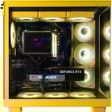 ALTERNATE Thunderstorm Pro Ryzen 7 - 5080 Limited Edition gaming pc Donkergeel/zwart | R7 9850X3D | RTX 5080 | 32 GB | 2 TB SSD