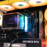 ALTERNATE Thunderstorm Pro Ryzen 7 - RTX 5080 Limited Edition gaming pc Donkergeel/zwart | R7 9850X3D | RTX 5080 | 32 GB | 2 TB SSD