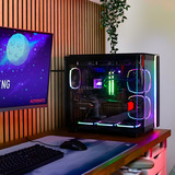 ALTERNATE Thunderstorm Pro Ryzen 7 - RX 9070 GRE gaming pc Zwart | R7 9800X3D | RX 9070 GRE | 32 GB | 2 TB SSD