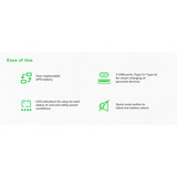 APC Back-UPS BE1050G2-GR - Noodstroomvoeding ups Zwart, 8x Schuko, 1050VA, 2 USB opladers, 1 USB
