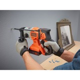 BLACK+DECKER 18V 2.5Ah SDS+ Pneumatische boorhamer BCD900E2K-QW klopboormachine Oranje, 2x 18V 2.5h accu's en oplader inbegrepen + koffer
