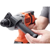 BLACK+DECKER 18V 2.5Ah SDS+ Pneumatische boorhamer BCD900E2K-QW klopboormachine Oranje, 2x 18V 2.5h accu's en oplader inbegrepen + koffer